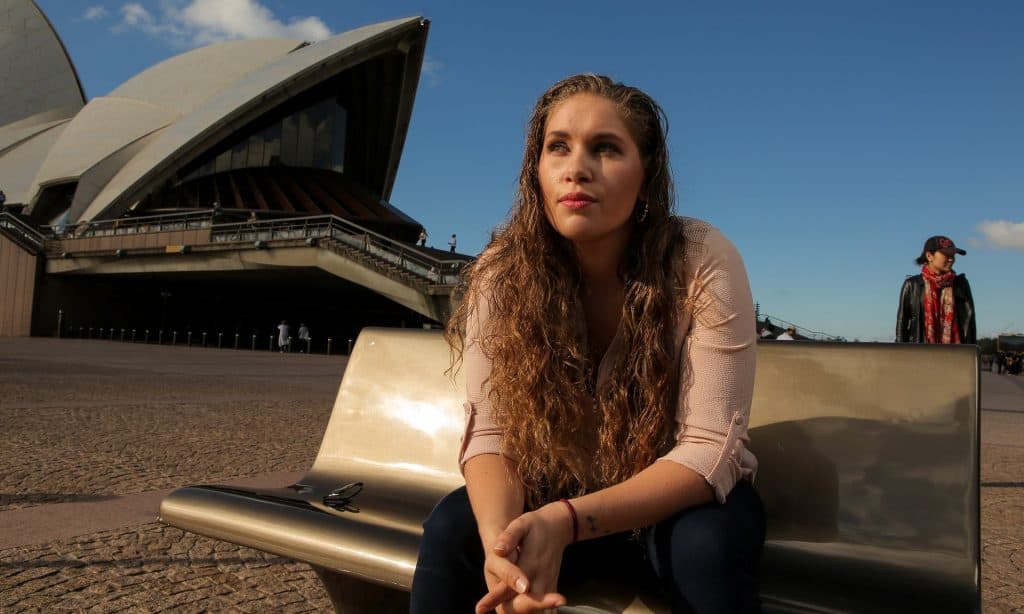 Teila Watson, aka Ancestress, is a Birri Gubba and Kungalu, Murri woman and a singer, poet and lyricist. Photograph: IndigenousX