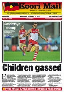 The Koori Mail newspaper reported on the treatment of kids held in Don Dale in September 2015.