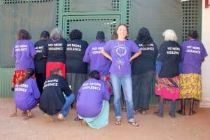 Tennant Creek Women with Fiona Hamilton at a VAW training course