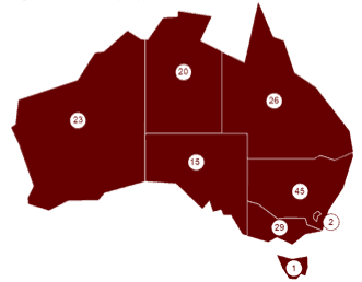 Interactive Map of Aboriginal and Islander Medical/Health Services